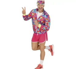 Costume da aerobica anni '80 per uomo