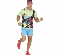 Costume da aerobica da uomo anni '80
