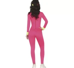 Costume da aerobica psichedelica degli anni '80 da donna