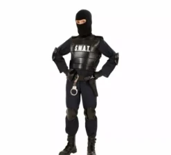 Costume da agente di polizia SWAT per bambini