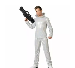 Costume da alieno argento per uomo