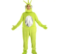 Costume da alieno verde della TV per adulti