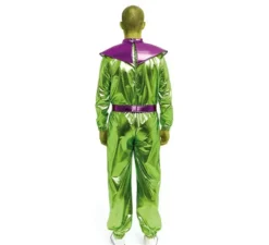 Costume da alieno verde e viola per uomo