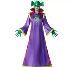Costume da alieno viola per donna