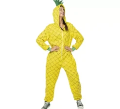 Costume da ananas con cappuccio da donna