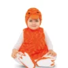 Costume da anatroccolo arancione per un bambino