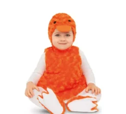 Costume da anatroccolo arancione per un bambino