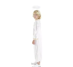 Costume da angelo con ali e aureola per neonati e bambini