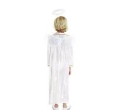 Costume da angelo con ali e aureola per neonati e bambini