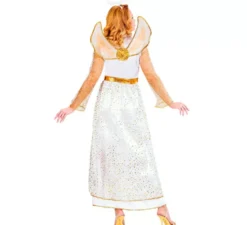 Costume da angelo glamour dorato da donna