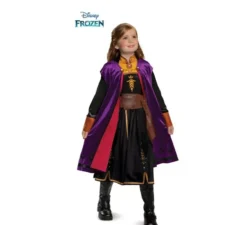 Costume da Anna da viaggio deluxe di Frozen 2 per bambina