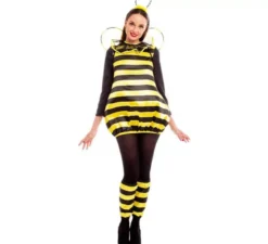 Costume da ape con colletto per donna