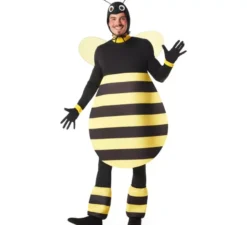 Costume da ape paffuta con ali per uomo