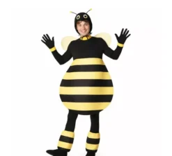 Costume da ape paffuta con ali per uomo