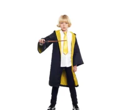 Costume da apprendista mago giallo per bambino