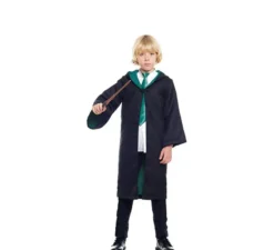 Costume da apprendista mago verde per bambino