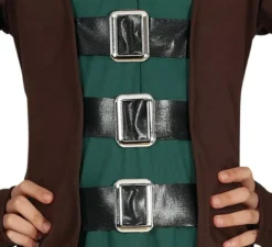 Costume da arciere della foresta oscura per bambina