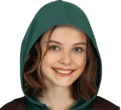 Costume da arciere della foresta oscura per bambina
