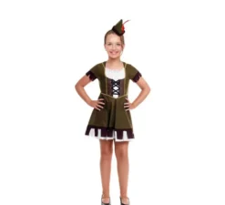 Costume da arciere della foresta per bambina