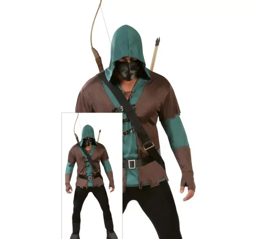 Costume da arciere medievale per un uomo