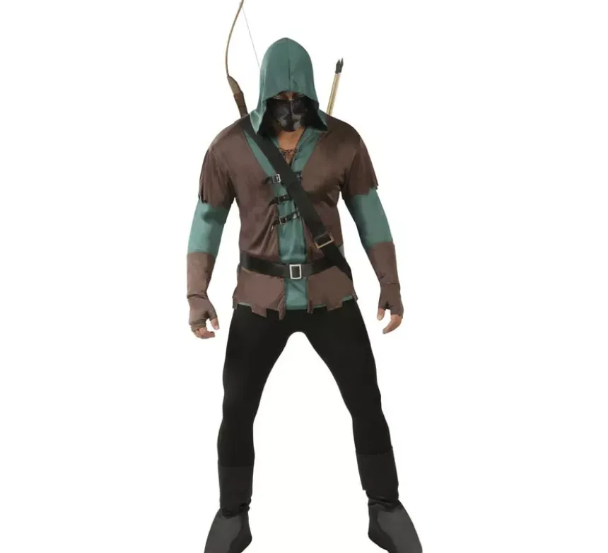 Costume da arciere medievale per un uomo