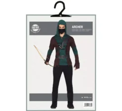 Costume da arciere oscuro della foresta per adolescenti