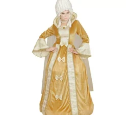 Costume da aristocratica veneziana dorata per donna