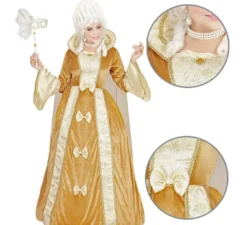 Costume da aristocratica veneziana dorata per donna