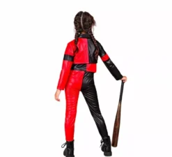 Costume da Arlecchino pericoloso per bambine