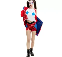 Costume da Arlecchino pericoloso per donna