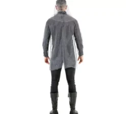 Costume da armatura di maglia da uomo