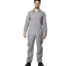 Costume da Assassino con tuta da lavoro grigia per uomo