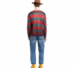 Costume da assassino da incubo per uomo con cappello