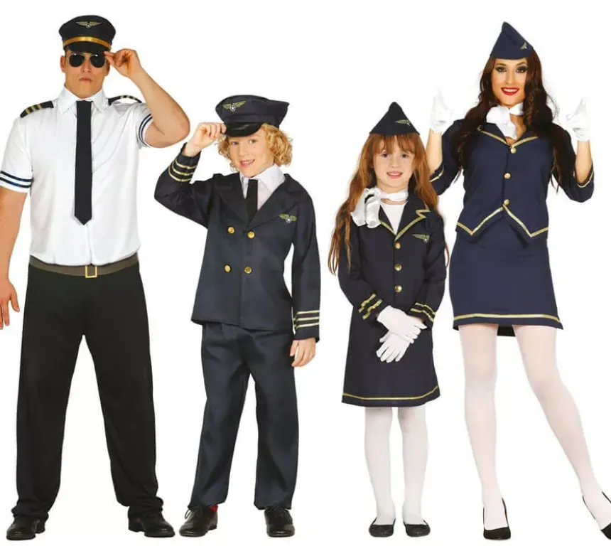 Costume da Assistente di volo per bambina