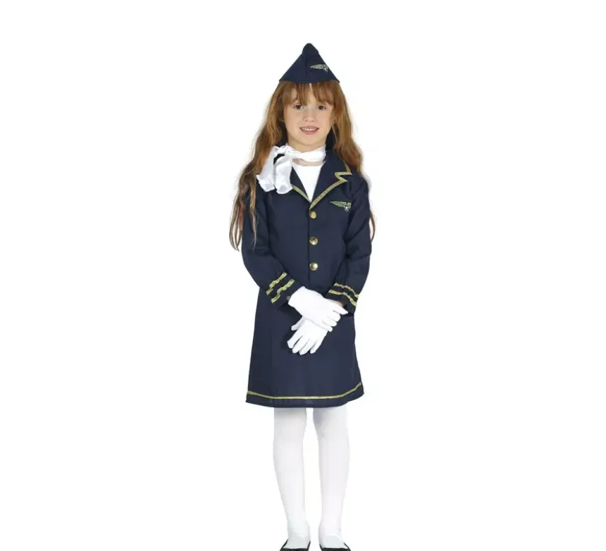 Costume da Assistente di volo per bambina