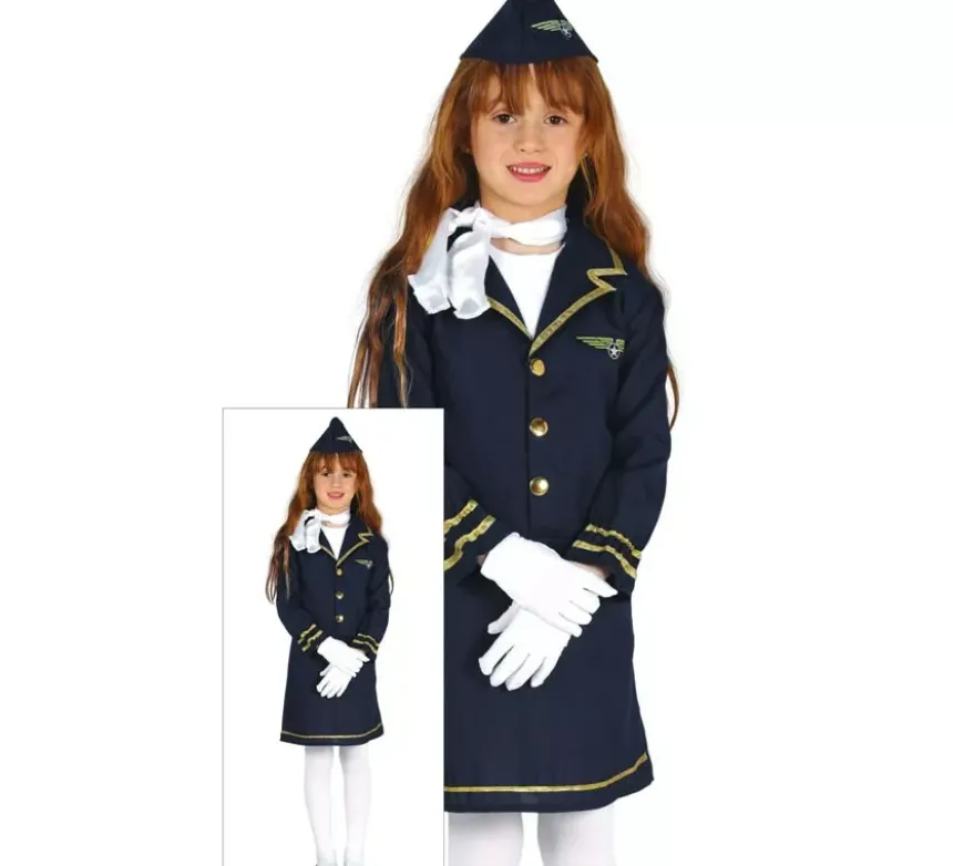 Costume da Assistente di volo per bambina