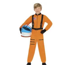 Costume da astronauta arancione per bambino