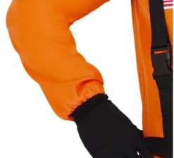 Costume da astronauta arancione per uomo