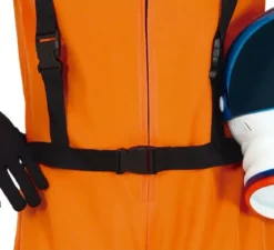 Costume da astronauta arancione per uomo