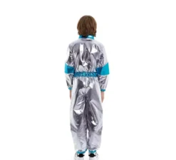 Costume da astronauta argento e blu per bambino