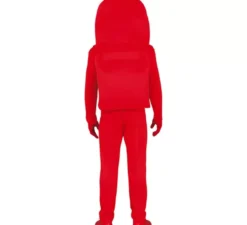 Costume da astronauta da giovane impostore rosso