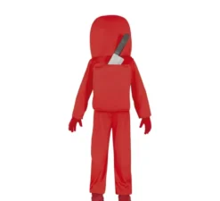 Costume da astronauta impostore rosso per bambini