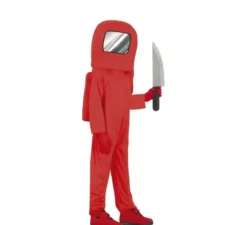 Costume da astronauta impostore rosso per bambini