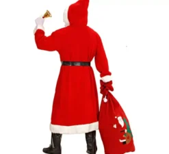 Costume da Babbo Natale classico super deluxe da uomo