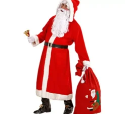Costume da Babbo Natale classico super deluxe da uomo