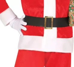Costume da Babbo Natale rosso e bianco con cappello per bambino