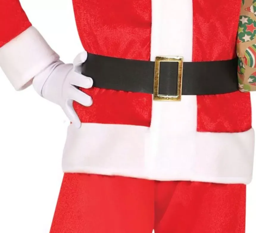 Costume da Babbo Natale rosso e bianco con cappello per bambino