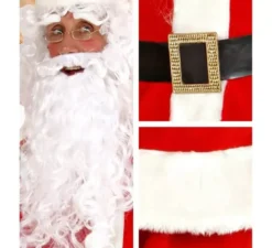Costume da Babbo Natale Super Deluxe per uomo