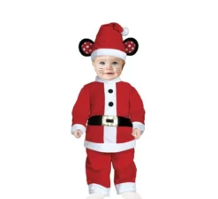 Costume da Babbo Natale Topolino con cintura per bambino