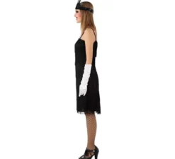 Costume da ballerina Charleston nero da donna